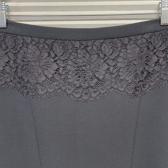 0 // Banana Republic Factory NWT Gray Lace Top Pencil Skirt - Picture 4 of 11